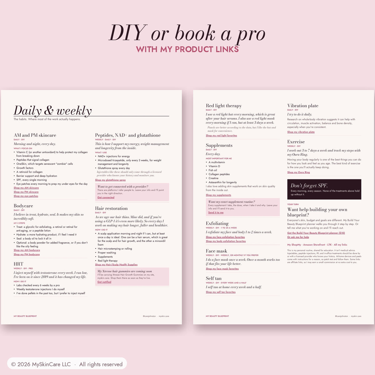 My Beauty Blueprint (Free)